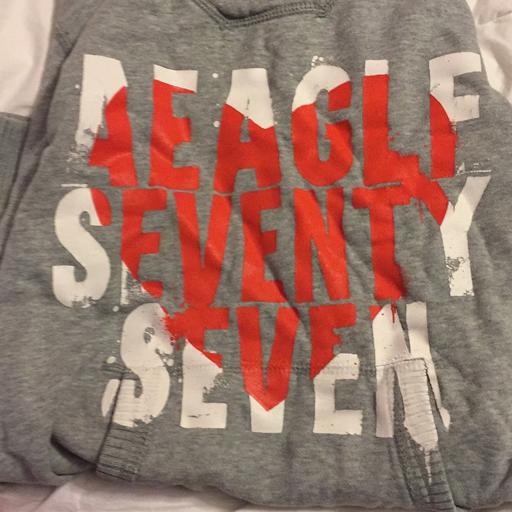 Gray hoodie